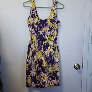 Donna Ricco New York Purple Splash Dress Size 4